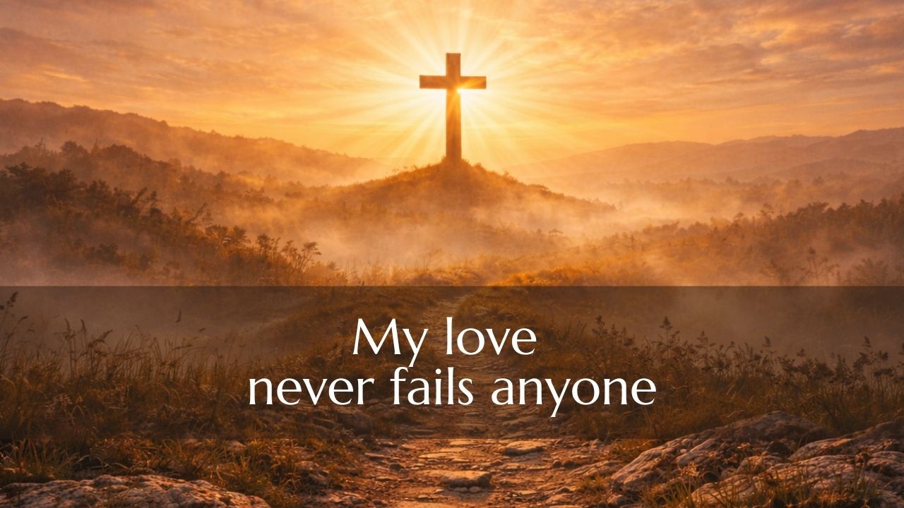 My love never fails anyone
