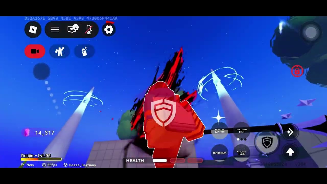 Playing DEATH BALL on roblox