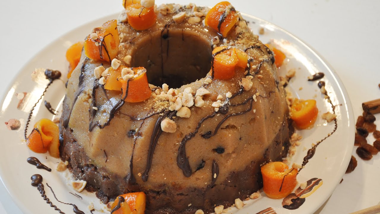 Greek Semolina Halva Chocolate & Orange - Χαλβάς Σιμιγδαλένιος Δίχρωμος με Πορτοκάλι και Σοκολάτα