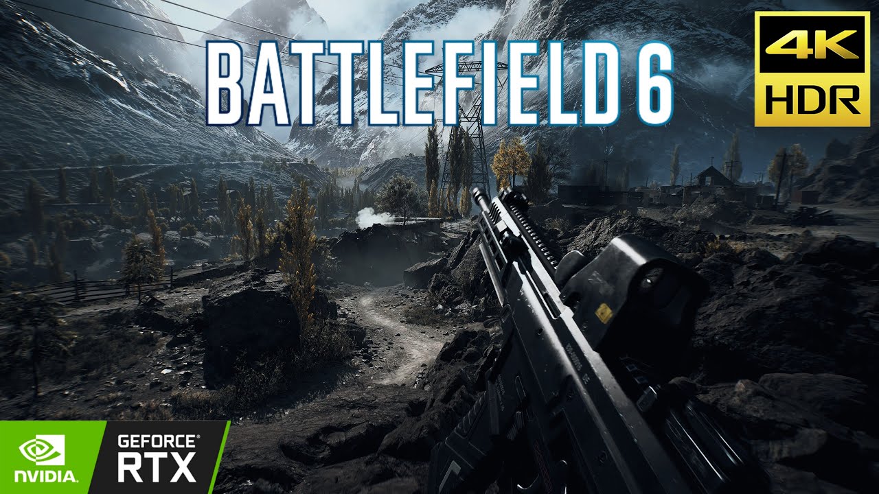 Battlefield 6 On RTX 5090 No HUD Domination in 4K HDR 