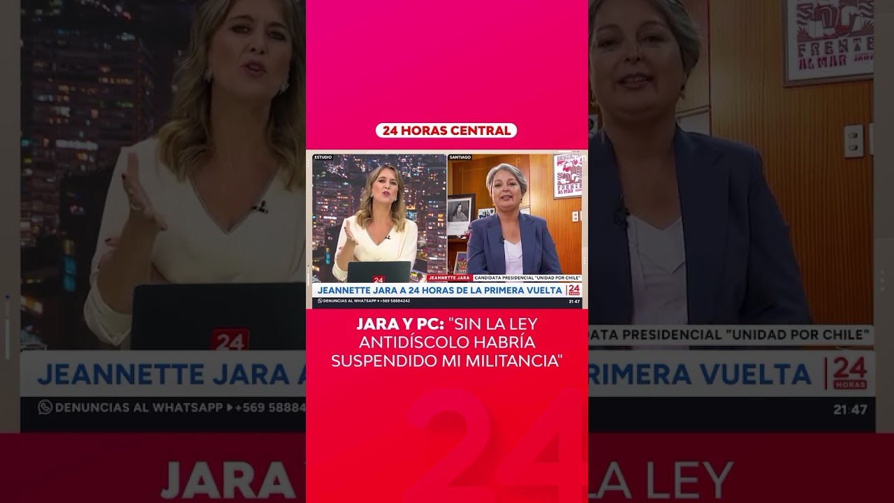 Jara y PC: &ldquo;Sin la Ley Antid&iacute;scolo habr&iacute;a suspendido mi militancia&rdquo;