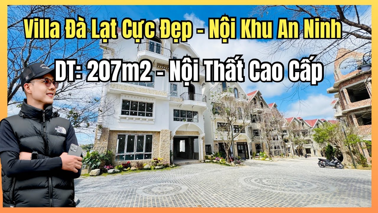 Villa Đà Lạt Nội Khu Và Nội Thất Cực Đẹp - Nằm Gần Cạnh Phố Đường Ô Tô Lớn Vừa Ở Vừa Kinh Doanh Tốt