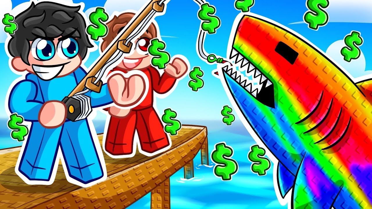 Me Hice MILLONARIO Pescando Peces Legendarios en Roblox!