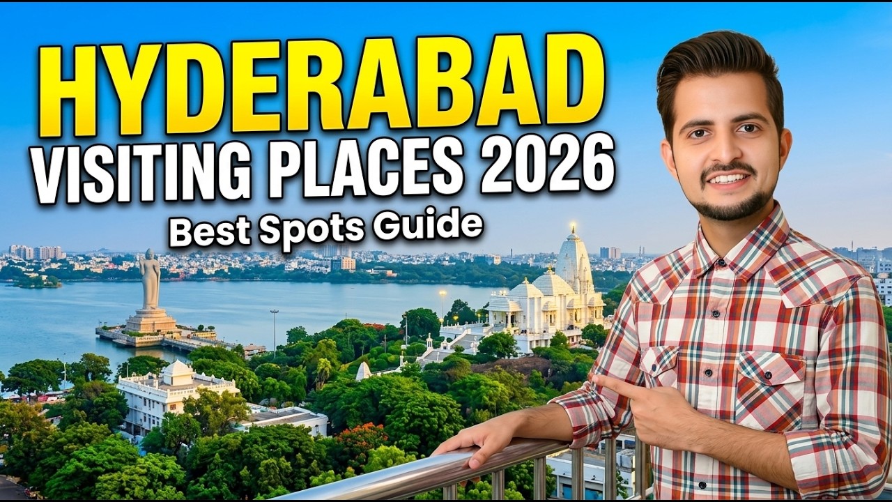Hyderabad Famous Places | Complete Hyderabad City Tour 🕌🌆 | Top Tourist Attractions 2026