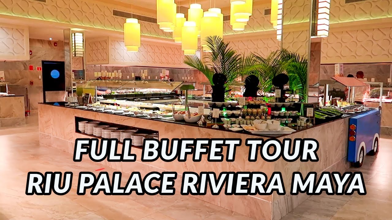 Завтрак и ужин (шведский стол) в RIU Palace Riviera Maya Playa Del Carmen, Мексика