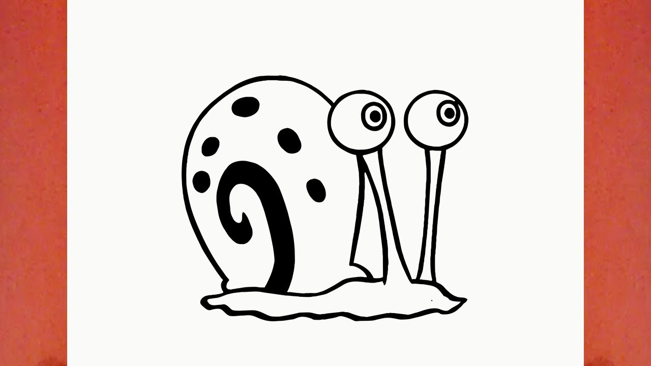 COME DISEGNARE GARY DI SPONGEBOB