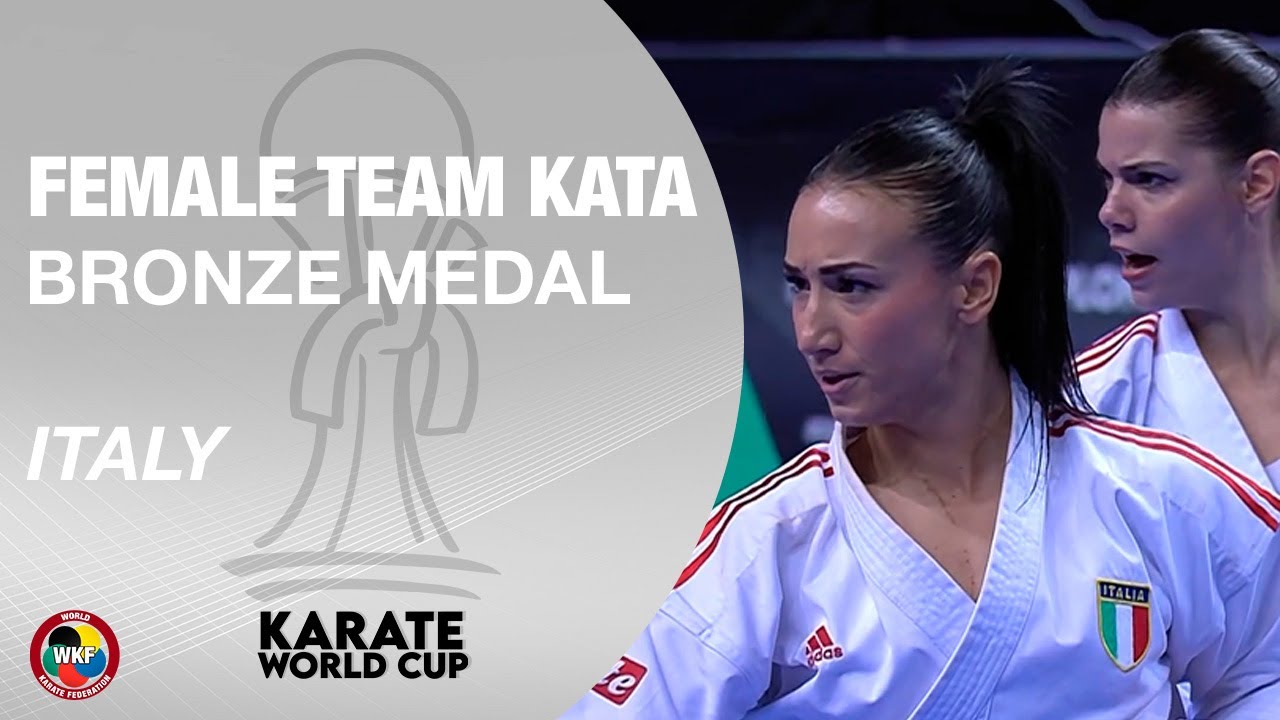 ITALY FEMALE TEAM KATA | BRONZE MEDAL | KARATE WORLD CUP 2024 | WORLD KARATE FEDERATION
