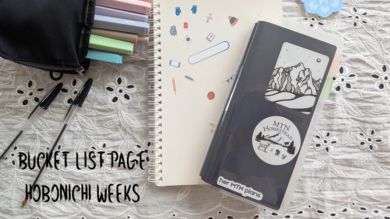 Страница со списком желаний - Hobonichi Weeks