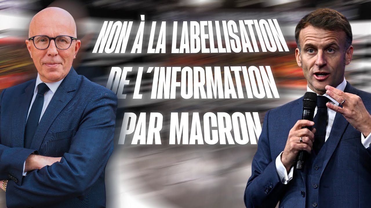 NON &Agrave; LA LABELLISATION DE L'INFORMATION PAR MACRON