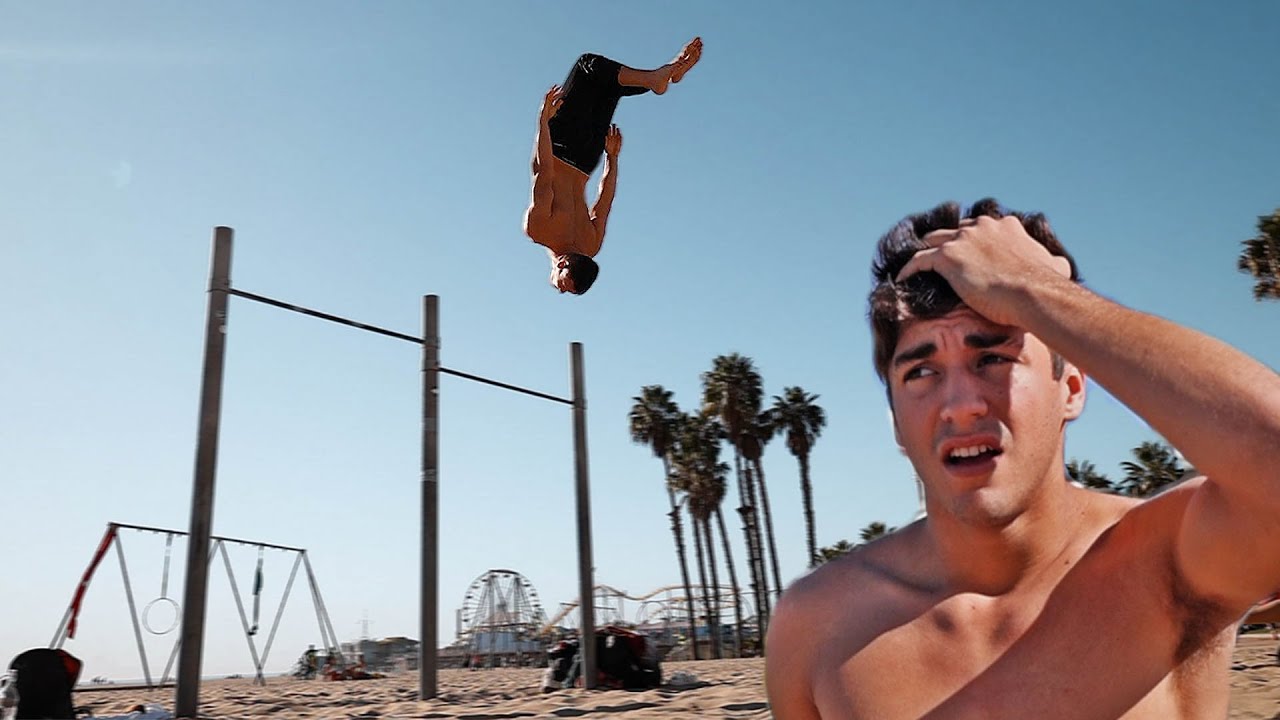 Risky Flips at Santa Monica Beach | Risk House