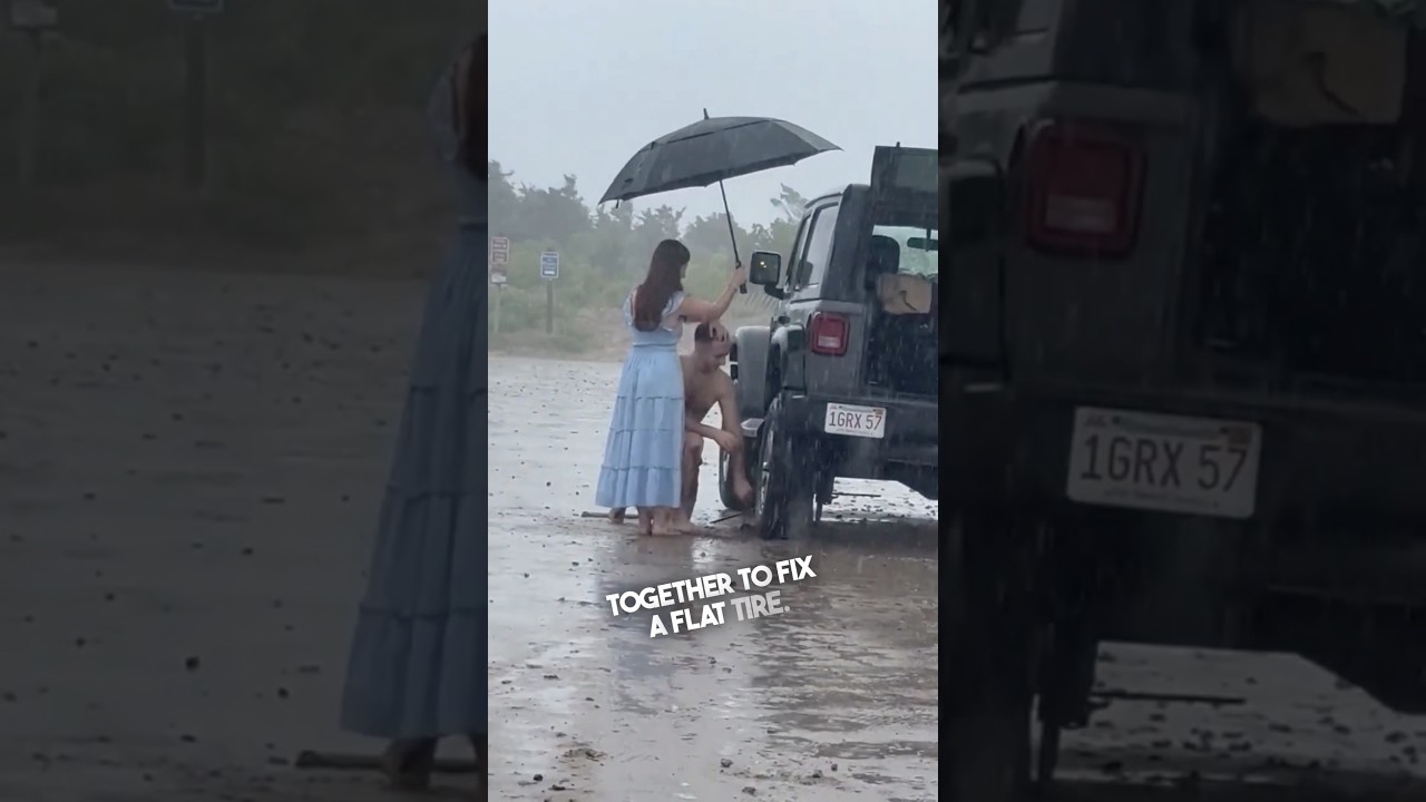 У них спустило колесо сразу после помолвки 😳
