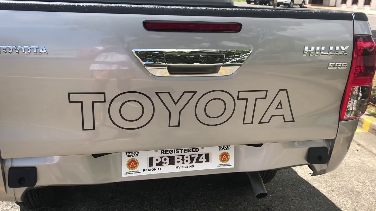 Hilux E 2021 - Tailgate Decal
