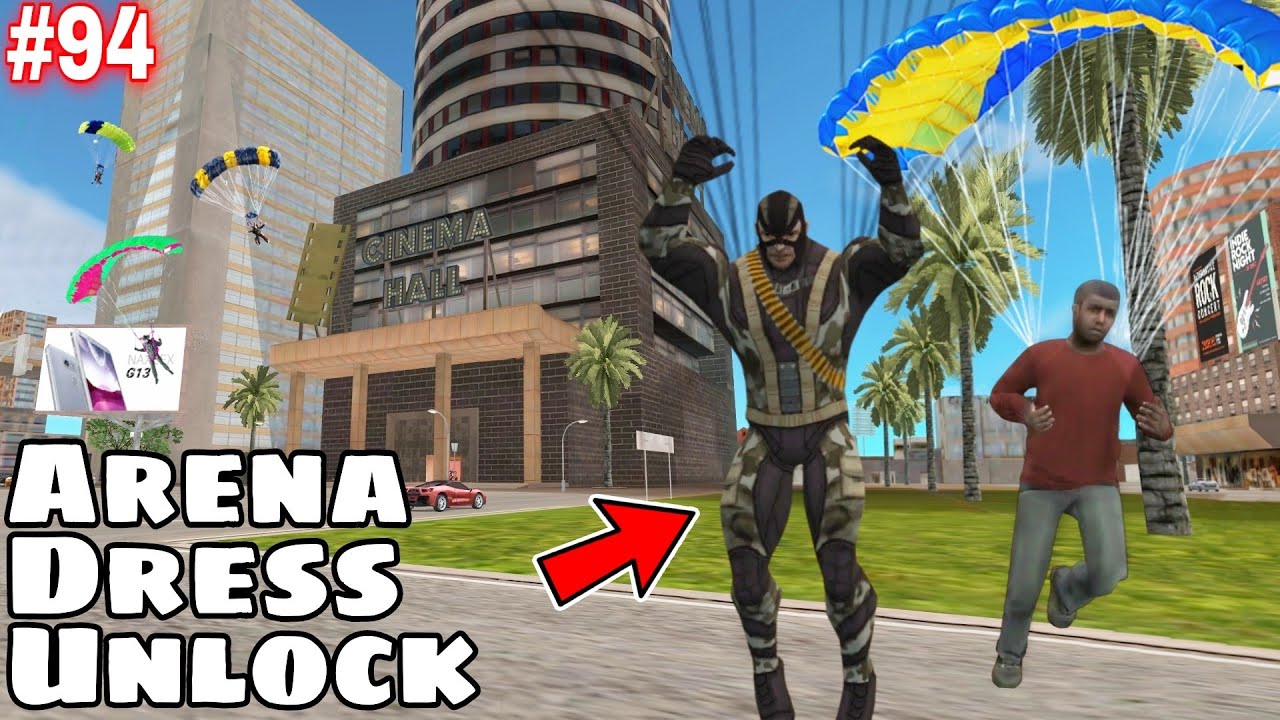 Arena Dress Unlock in Rope Hero Vice Town in Hindi #94 by Game Definition Mini Game Zombie Complete