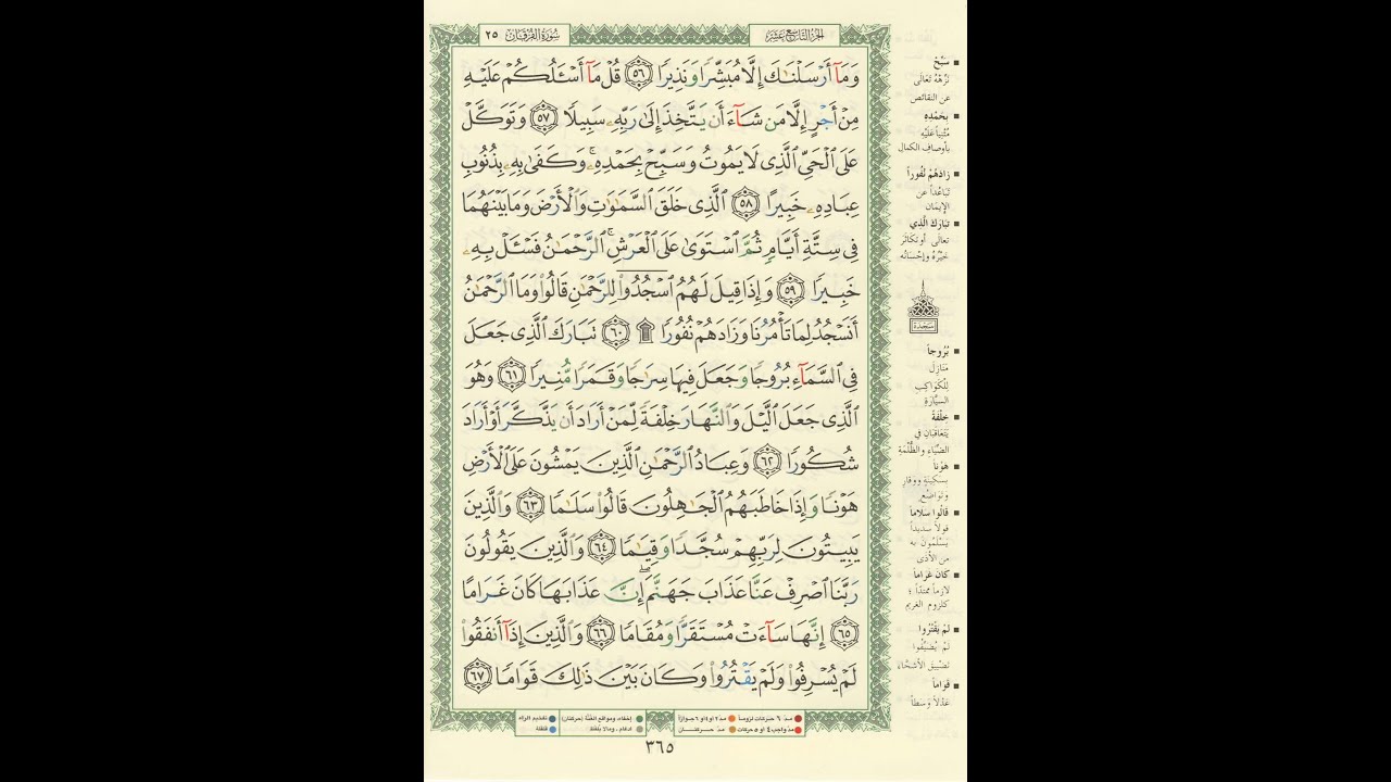 الورد اليومى سورة الفرقان من الاية 56 الى الاية 67 بصوت القارئ الشيخ ماهر المعيقلى #ماهر_المعيقلي