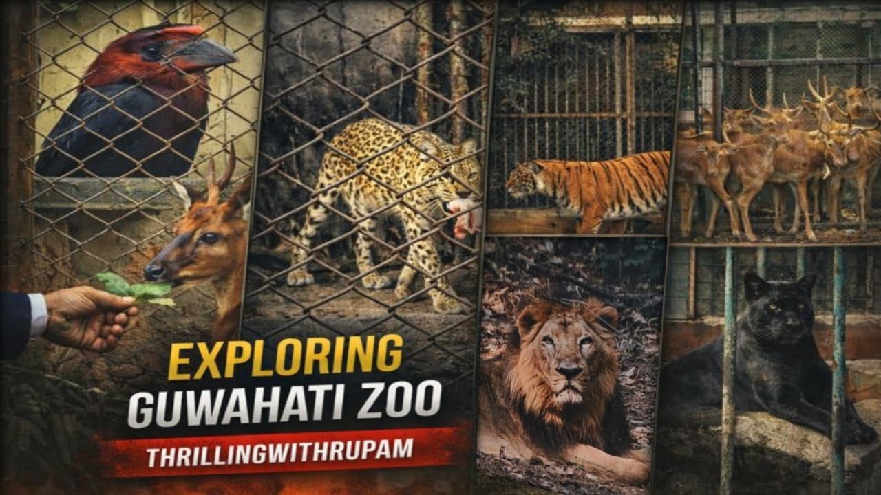 গুৱাহাটীৰ চিৰিয়াখানা আৰু ইয়াৰ জীৱজন্তু | Animals & Birds In The Guwahati Zoo !