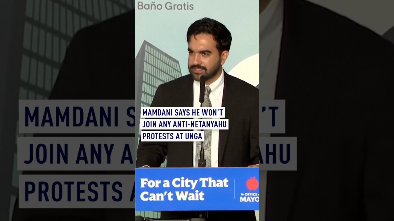New York mayor says he will not attend Netanyahu protests
