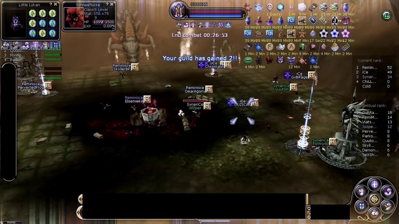 Flyff Fly for fun Guild Siege Tanuki 2018-02-03 Axeell/Jozper