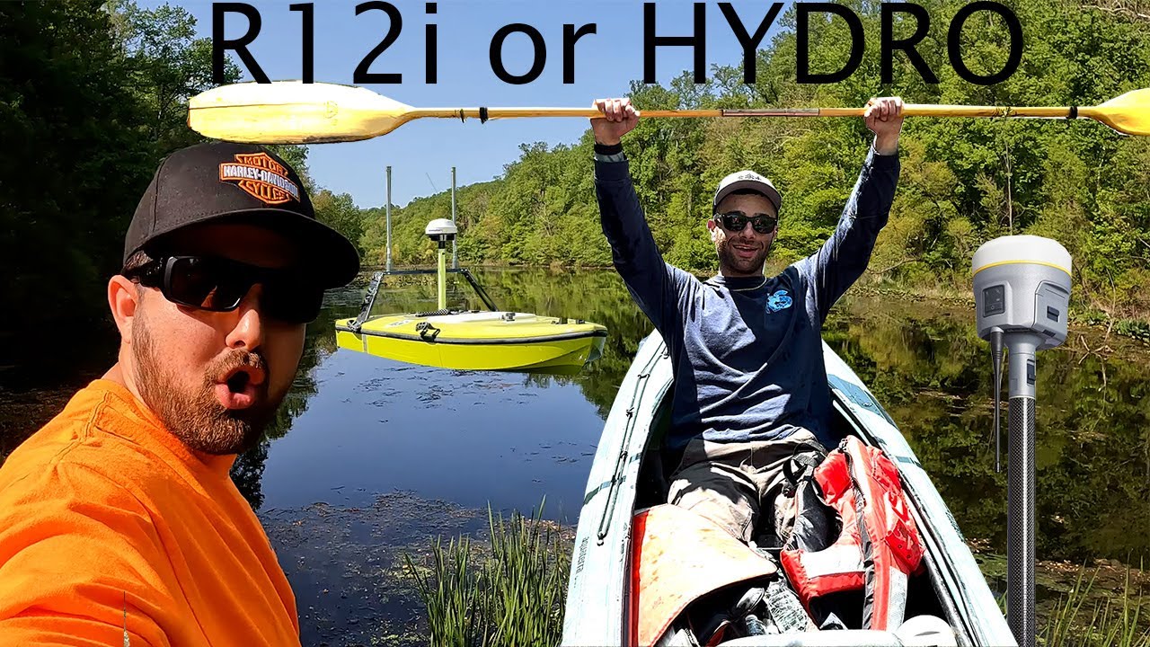 Surveying a Lake using Single beam sonar and GPS using a R12i | Rogers Surveying