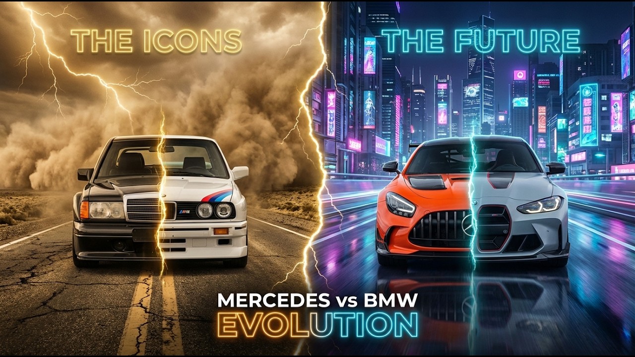 BMW vs Mercedes Car Evolution &ndash; Ultimate Drag Race Style