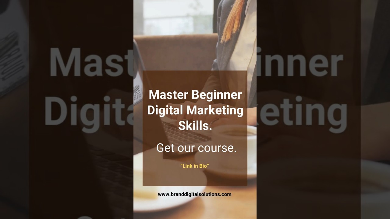 Master Beginner Digital Marketing Skills. Get our course. #shorts