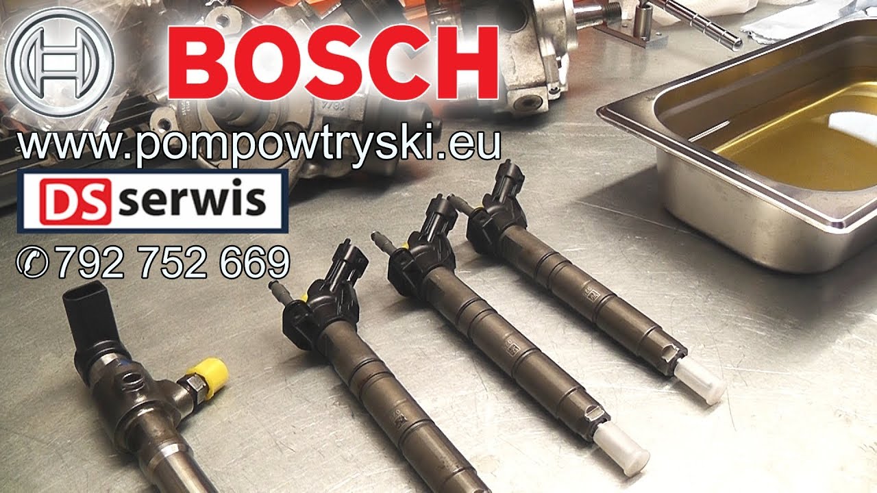 DS SERWIS regeneracja wtryskiwacza BOSCH piezo &bull; Bosch Piezo Injector &bull; 1.6 TDI &bull; 2.0 TDI &bull; 1.9 TDI