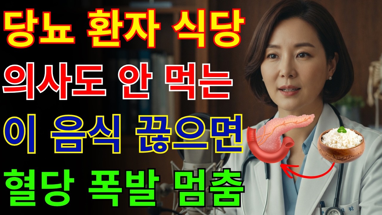 “건강식인 줄 알았는데…” 당뇨 전문의들이 식당에서 절대 먹지 않는 최악의 음식 5가지! 혈당 급상승과 췌장 건강에 위험한 선택