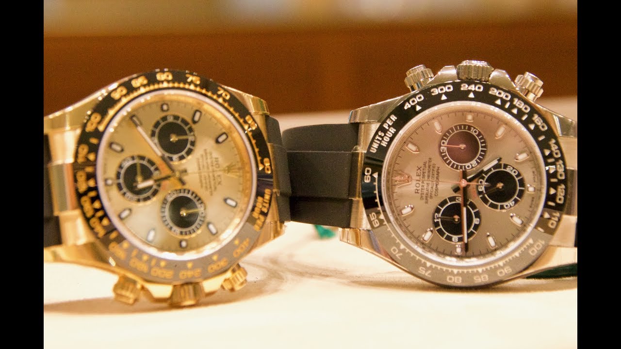 Review: Rolex Cosmograph Daytona Oysterflex in Yellow and White Gold
