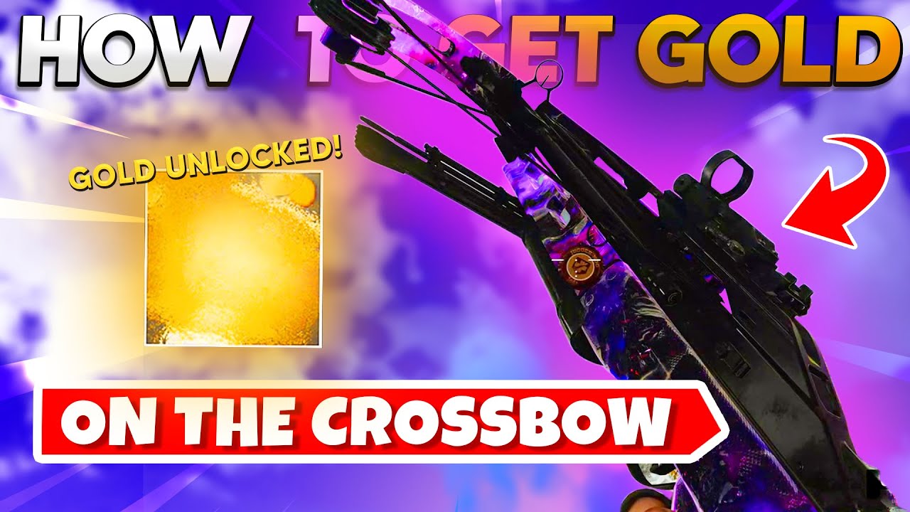 *New* Fastest Way to get the CROSSBOW GOLD in Cold War Zombies!
