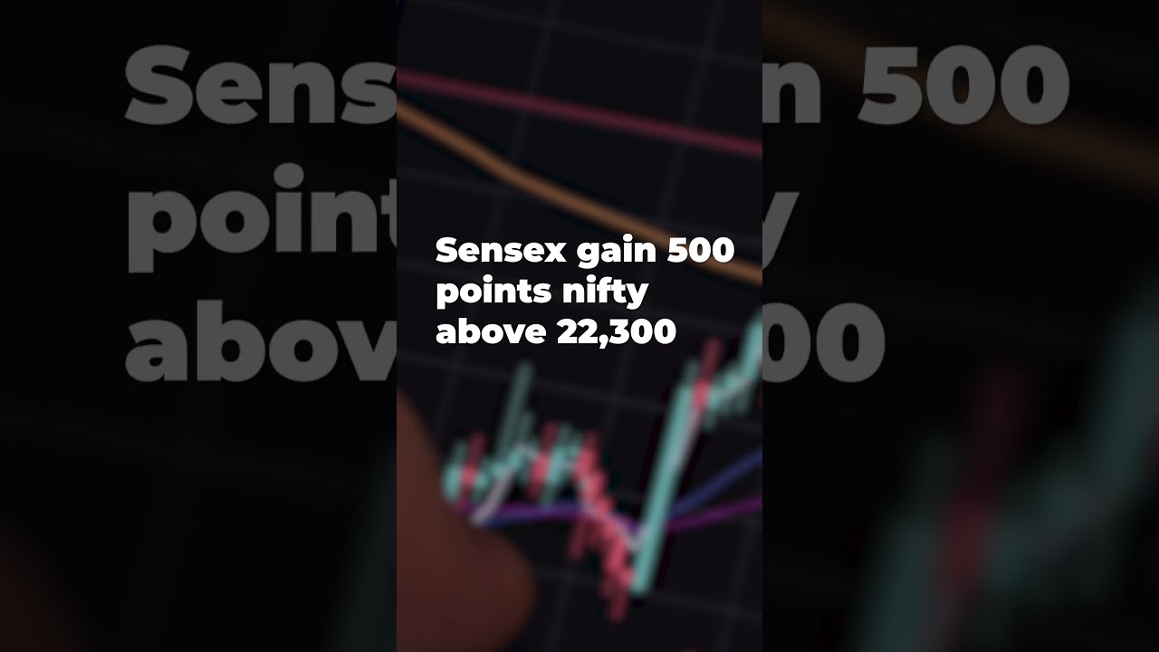 Stock Market Rebounds: Sensex Surges 500 Points, Nifty Above 22,300! | #thestatesman