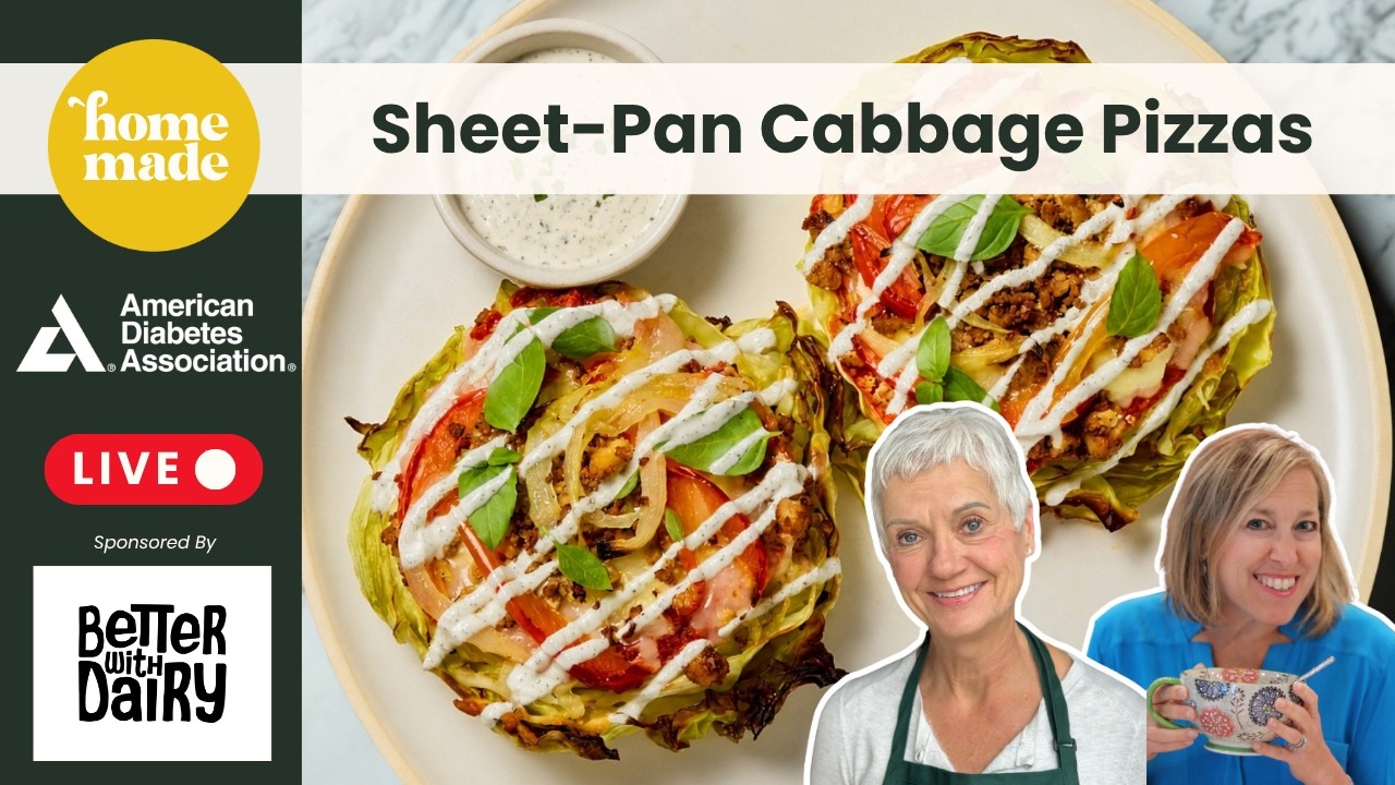 Sheet-Pan Cabbage Pizzas - Live Cooking Class