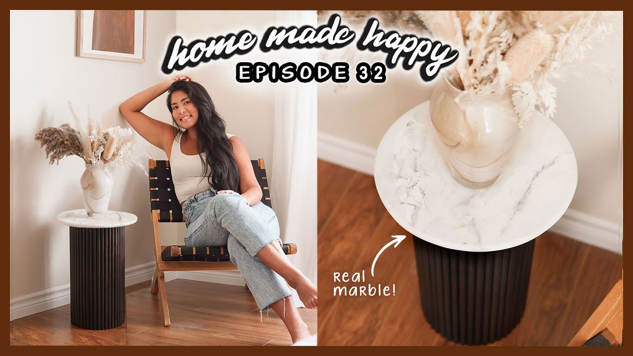 DIY End Table | diy real marble table