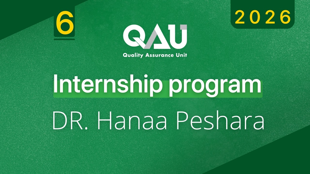 QAU internship 2026 - Session 6