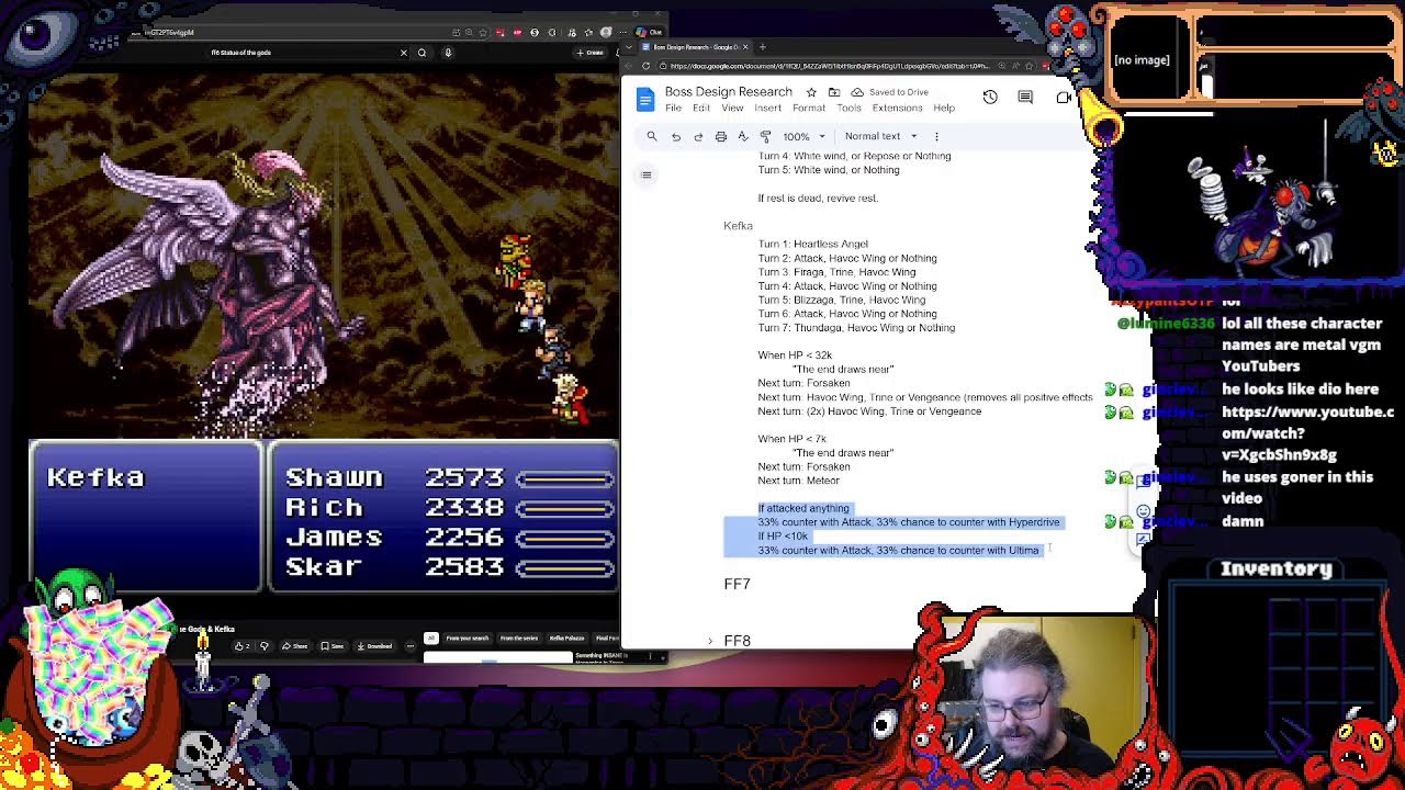 Final Fantasy 6 boss battle study!