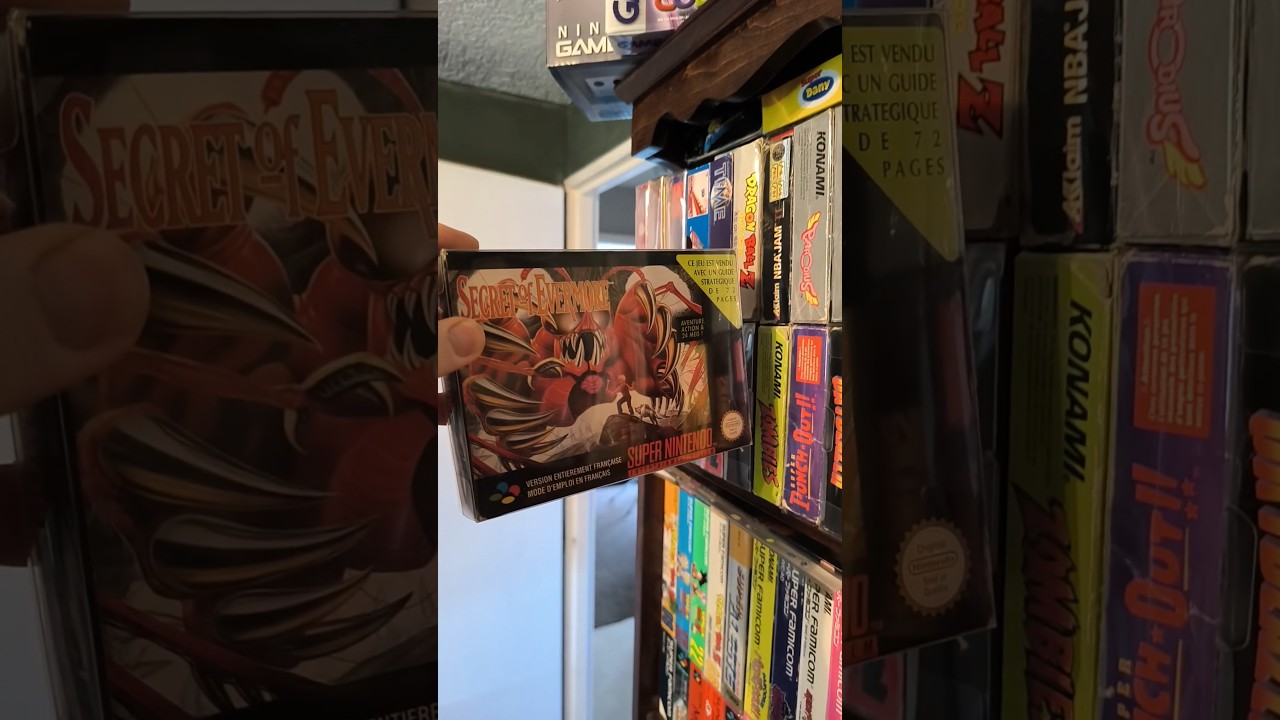 Secret of Evermore Unboxing #asmr #retro #videogames #nostalgia #nintendo