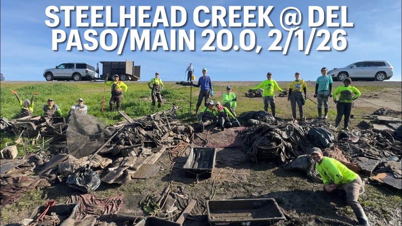 Steelhead Creek Cleanup @ Main/Del Paso 20.0, 2/1/26