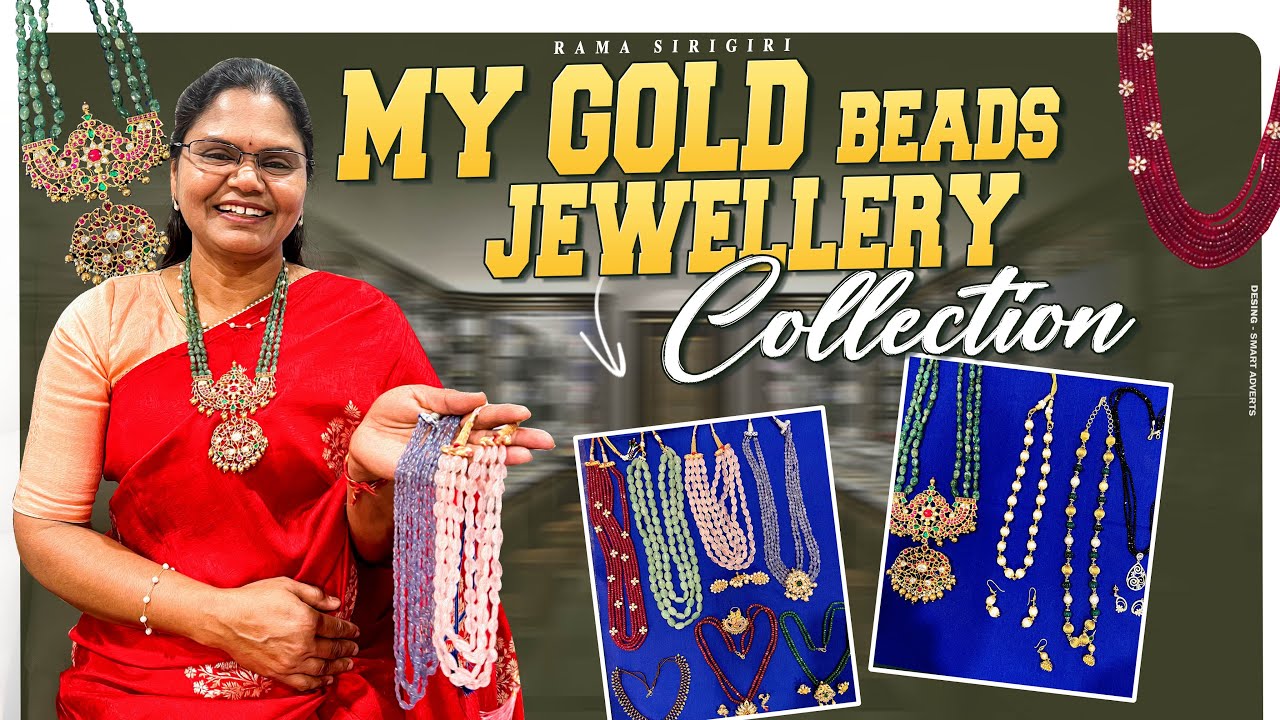 My GOLD BEADS JEWELLERY Collection WITH WEIGHT | 4 GRAMS to 100 GRAMS | TeluguVlogs | Rama Sirigiri