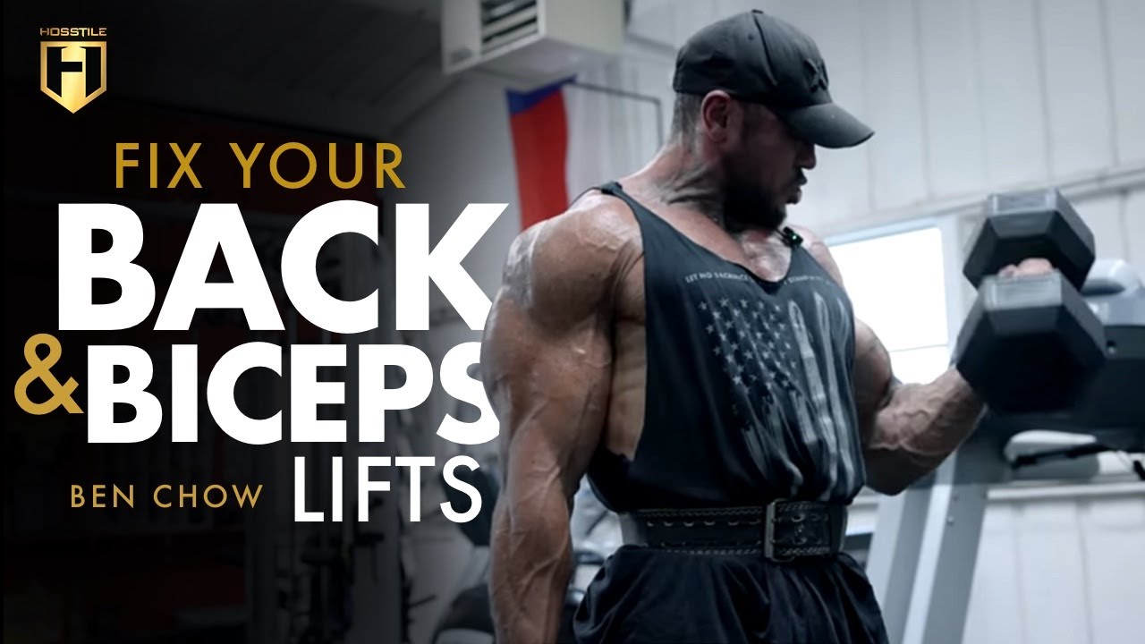 Back & Biceps Training with Ben Chow | Pro Tips for Muscle Growth | HOSSTILE