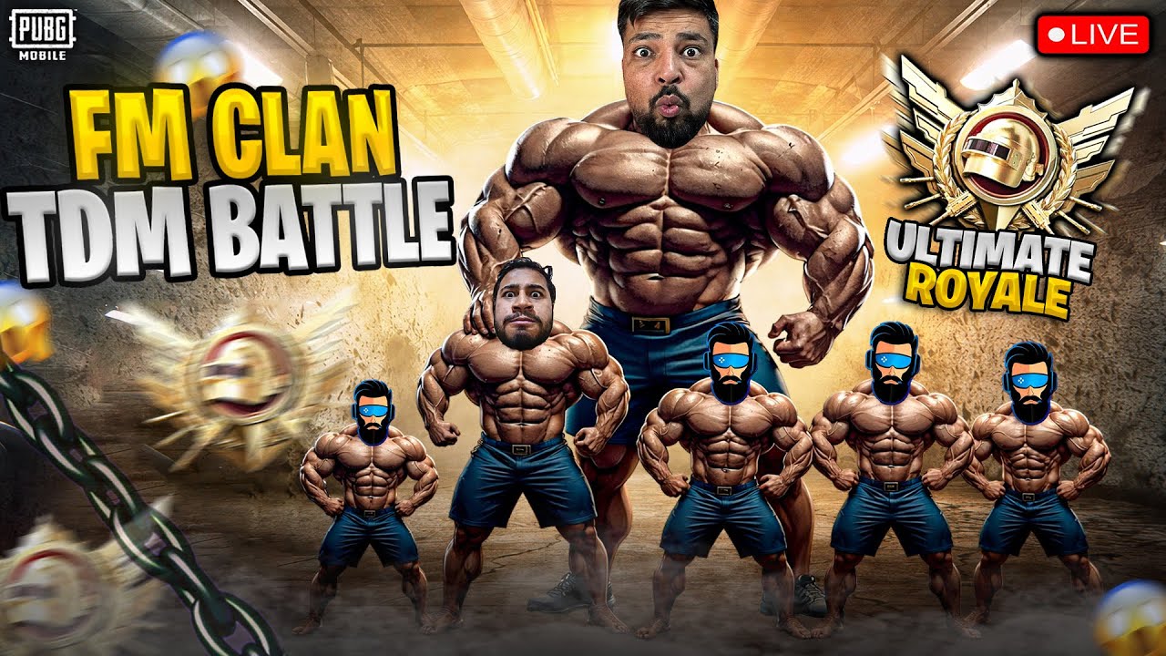 FM CLAN VS FM CLAN TDM TRIAL☠️😎 - FM RADIO GAMING