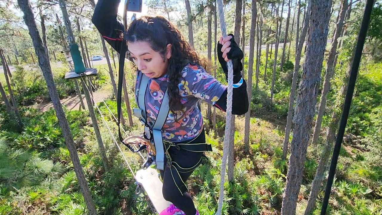 Don't look down and it will be okay, maybe! (TreeUmph)