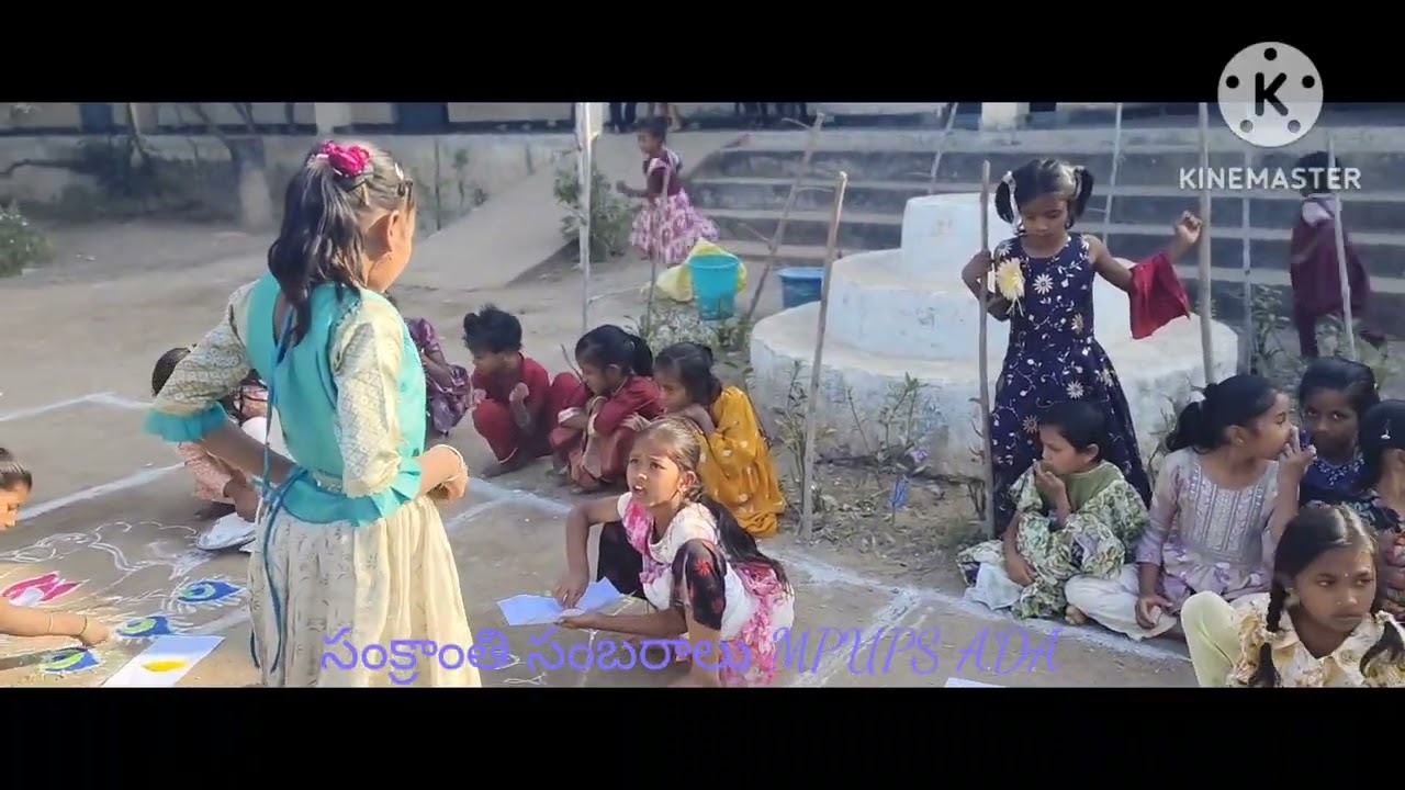 @Sankranthi Rangoli celebrations@School Trending #Kite Festival#SCHOOL GAME