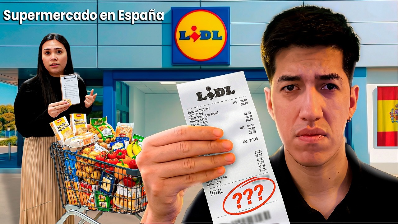 La compra mensual en Espa&ntilde;a 🇪🇸 (precio real)