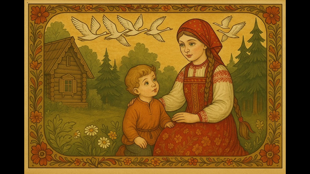 Гуси-лебеди | Русская народная сказка | Аудиосказка для детей