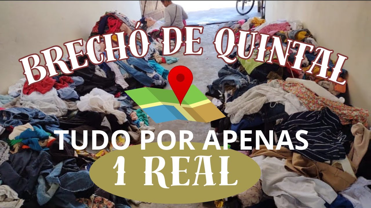 BRECHÓ DE QUINTAL. TUDO POR APENAS 1 REAL 💥💥♻️❤️