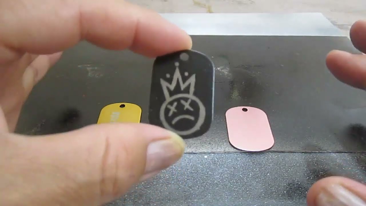 Mi Laser DAJA DJ6 NO Graba Estos Colores De Placas De Aluminio Anodizado / Solución Fácil.