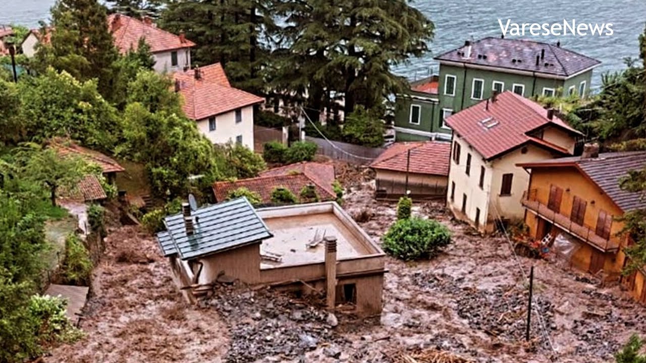 Alluvione sul Lago di Como: le prime immagini