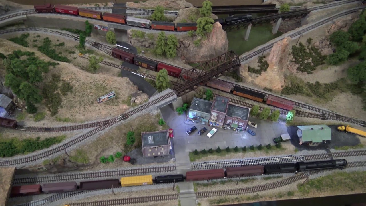 N scale model rail road 