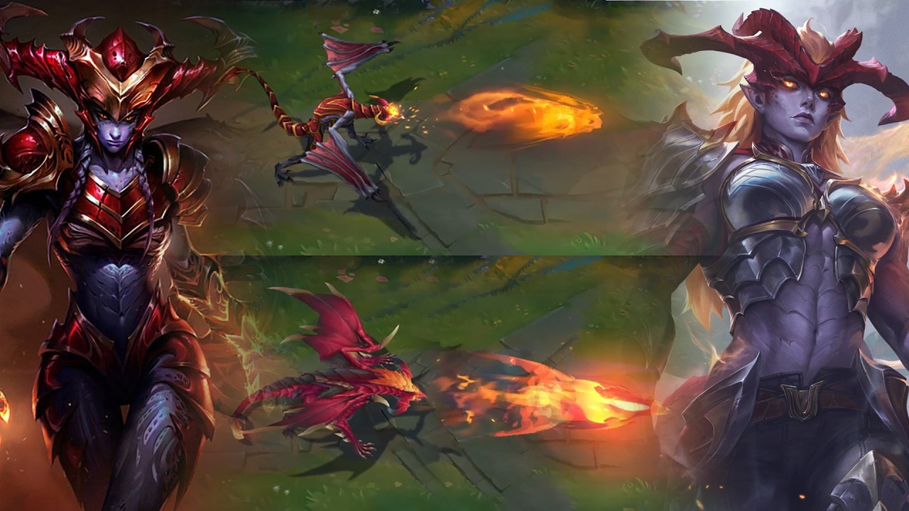 【COMPARISON】Shyvana Before vs After Rework || League of Legends: PBE