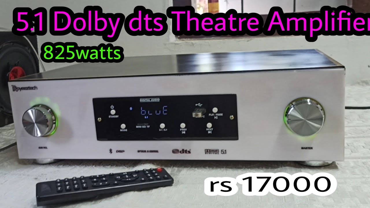 5.1 Dolby dts theatre amplifier  (Astra remote kit) malayalam