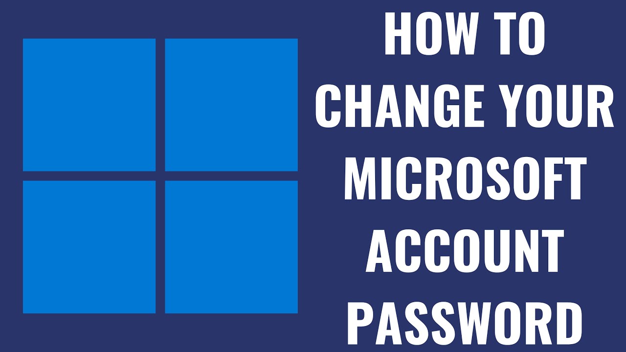 How to Change Your Microsoft Account Password