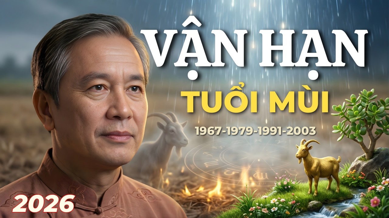 Vận Hạn Tuổi Mùi Năm 2026: Ai Sẽ Giàu To? Giải Mã Đời.